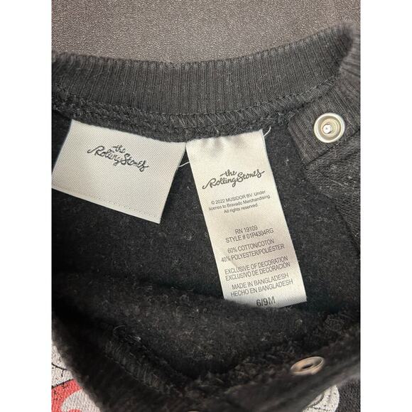 THE ROLLING STONES Unisex Baby US Tour “78” Sweatshirt / Size: 6-9 Months - Picture 3 of 4